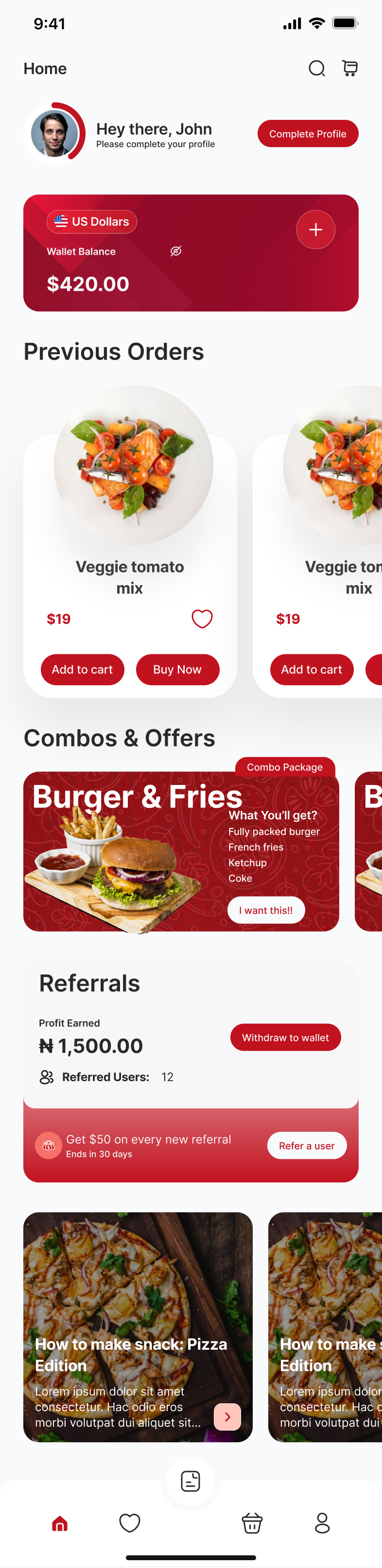 FranchiseOS Customer App — mobile ordering and loyalty rewards